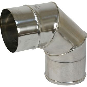 Codo estufa inox  90º  150