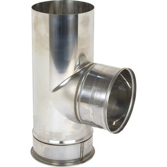 Te estufa inox + tapa 200