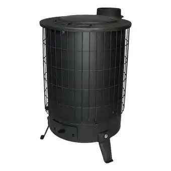 Brico Depôt Theca - estufa de leña chimenea calefactora para casa nº2 mixta negra promoção