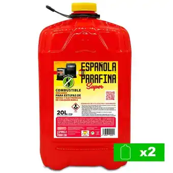 Parafina para estufas sin olor líquida 2 x bidón 2   española de parafina super