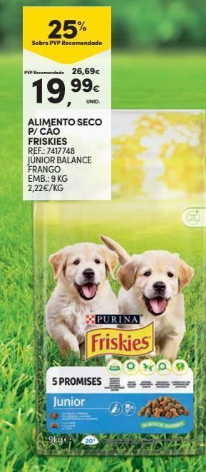 Ração para cães friskies
