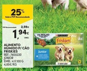 Ração para cães friskies