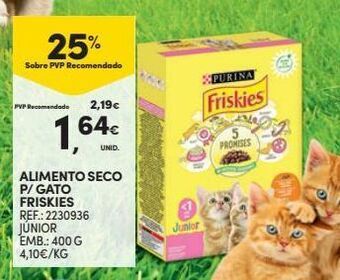 Continente Bom dia Ração para gatos friskies promoção