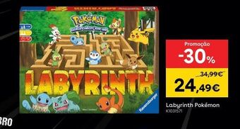 Toys R Us Ravensburger-labirinto pokémon-jogo de mesa promoção