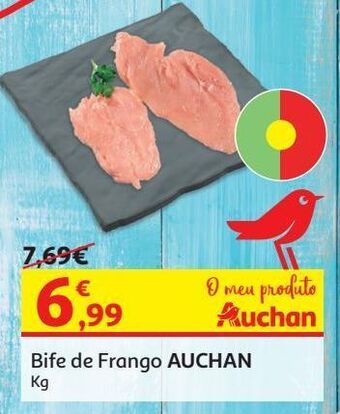 Auchan Bife de frango auchan promoção