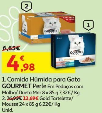 Comida húmida gato gourmet