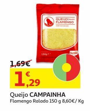 Auchan Queijo flamengo campainha promoção