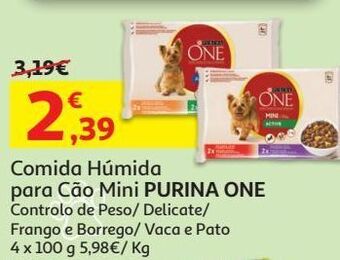 Comida húmida cão purina one