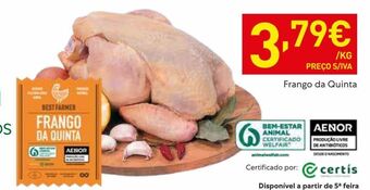 Recheio Frango inteiro promoção