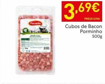 Recheio Bacon porminho promoção