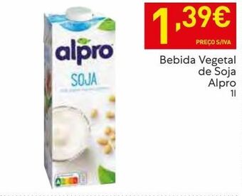 Recheio Bebida de soja alpro promoção
