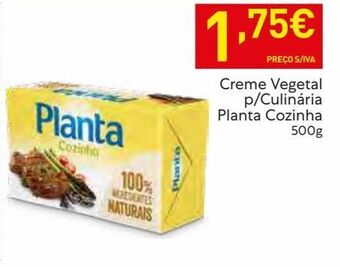 Recheio Margarina vegetal planta promoção