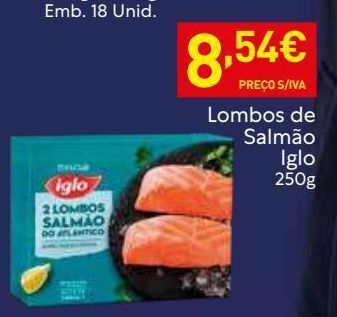 Recheio Salmão iglo promoção
