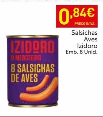 Recheio Salsicha izidoro promoção