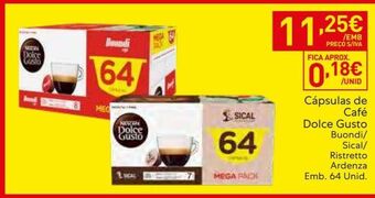 Recheio Cápsulas de café dolce gusto promoção