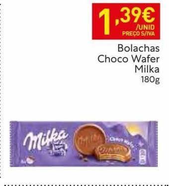 Recheio Wafers milka promoção