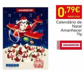 Calendário natal amanhecer