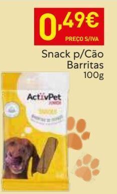 Recheio Ração para cães activpet promoção