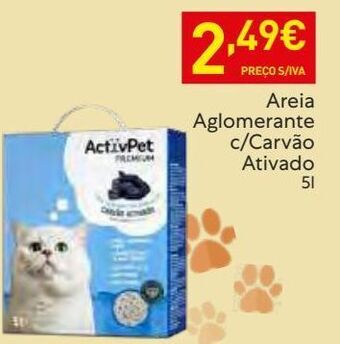 Recheio Areia para gato activpet promoção