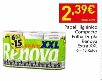 Recheio Papel higiênico renova promoção