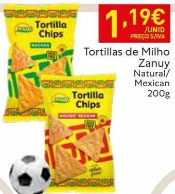 Recheio Tortilhas chips promoção