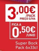 Recheio Cerveja super bock promoção