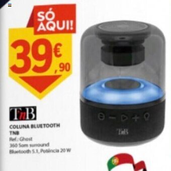 E.Leclerc TnB Coluna Bluetooth promoção
