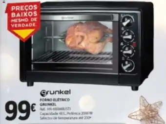 E.Leclerc Grunkel Forno Eletrico promoção
