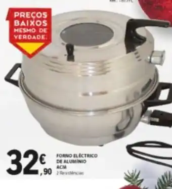 E.Leclerc Forno Eletrico de Aluminio promoção