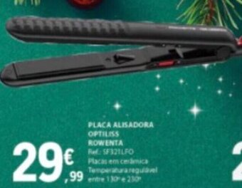 Placa Alisadora Rowenta