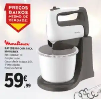 E.Leclerc Moulinex Batedeira com taca promoção