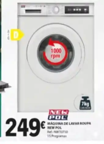 E.Leclerc New Pol Maquina de Lavar roupa promoção