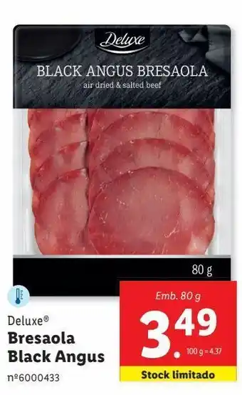 Lidl Bresaola black angus promoção
