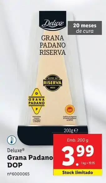 Lidl Grana padano dop promoção