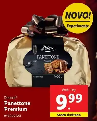 Lidl Panettone premium promoção