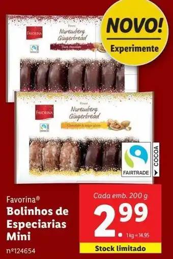 Lidl Bolinhos de especiarias mini promoção