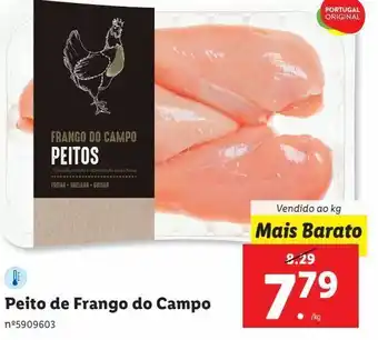 Peito de frango do campo