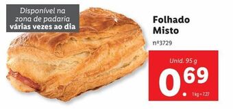 Lidl Folhado misto promoção