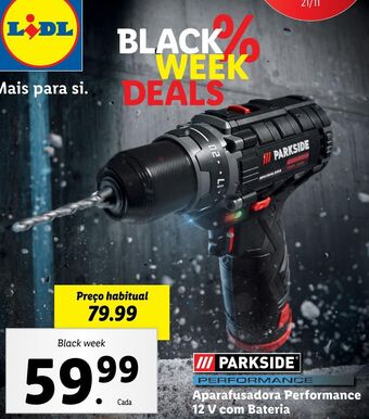 Lidl Parafusadeira parkside promoção