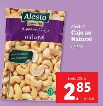 Lidl Cajú alesto promoção