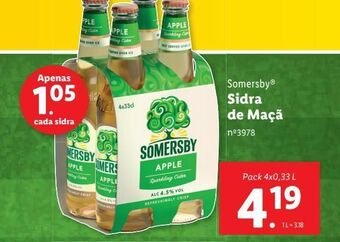 Lidl Sidra somersby promoção