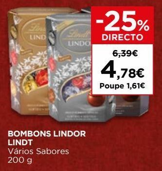 El Corte Inglés Bombons lindt promoção
