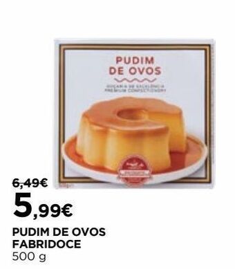 El Corte Inglés Pudim promoção