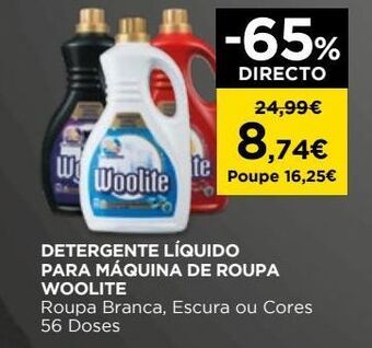 Detergente líquido woolite