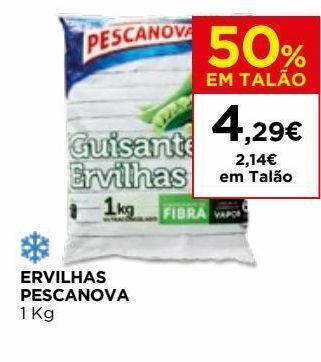 El Corte Inglés Ervilhas verdes pescanova promoção