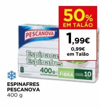 El Corte Inglés Espinafre pescanova promoção