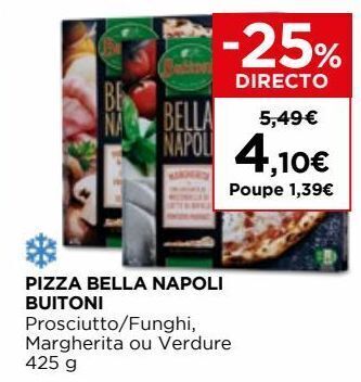 El Corte Inglés Pizza buitoni promoção