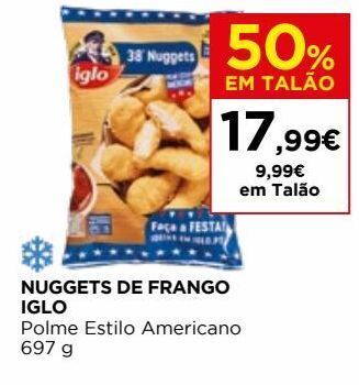 El Corte Inglés Nuggets de frango iglo promoção