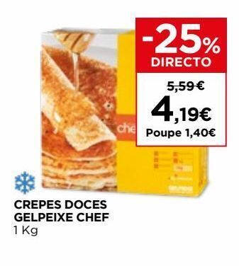 El Corte Inglés Crepes gelpeixe promoção