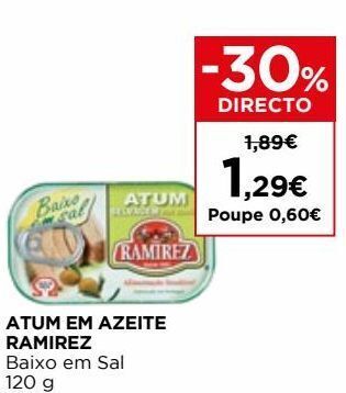 El Corte Inglés Atum em lata ramirez promoção